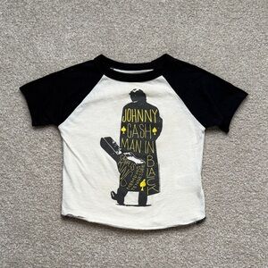Rowdy Sprout Johnny Cash Raglan Tee